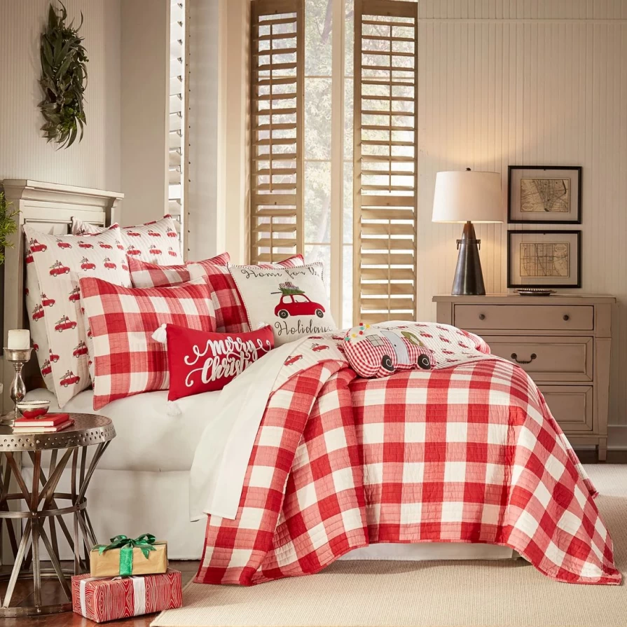 "Wholesale Road Trip Quilt Set – Cozy Travel Blanket for Camping & Adventure"
