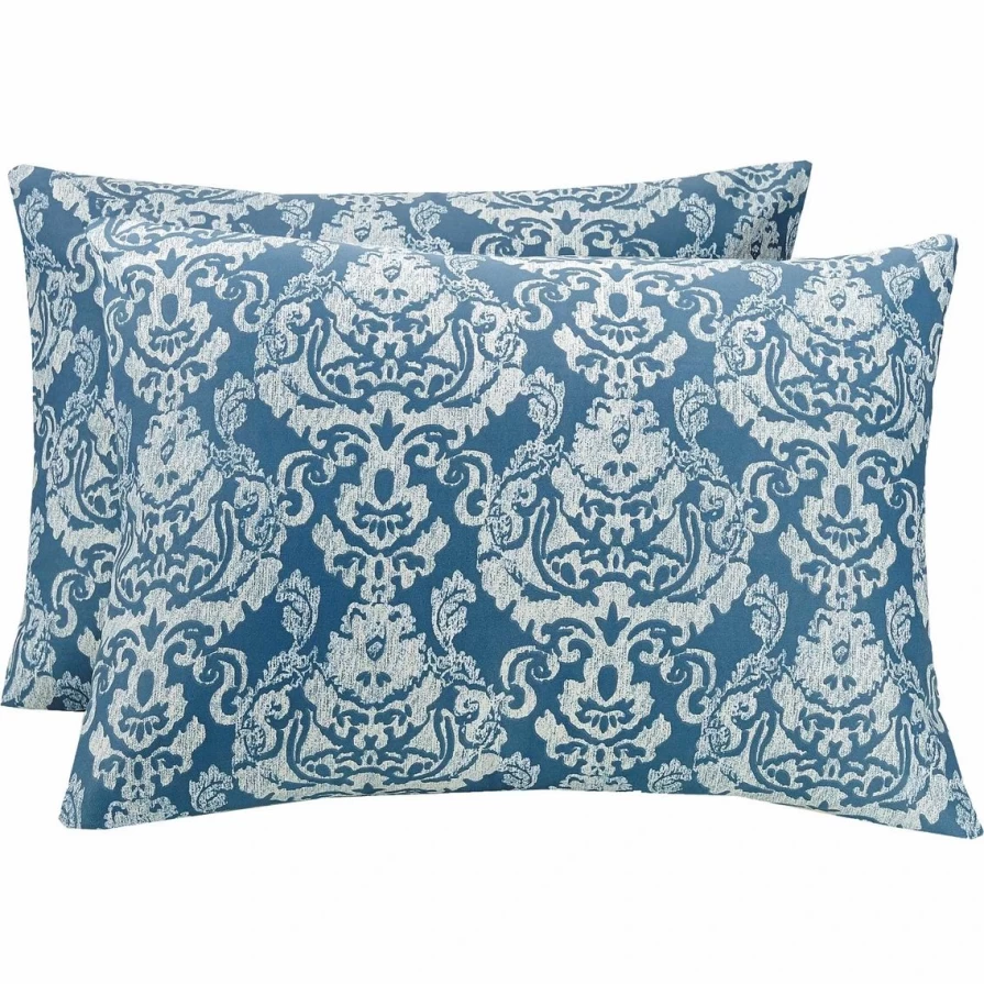 Teal Jessica Simpson Damask Comforter Set - Discount Luxury Bedding