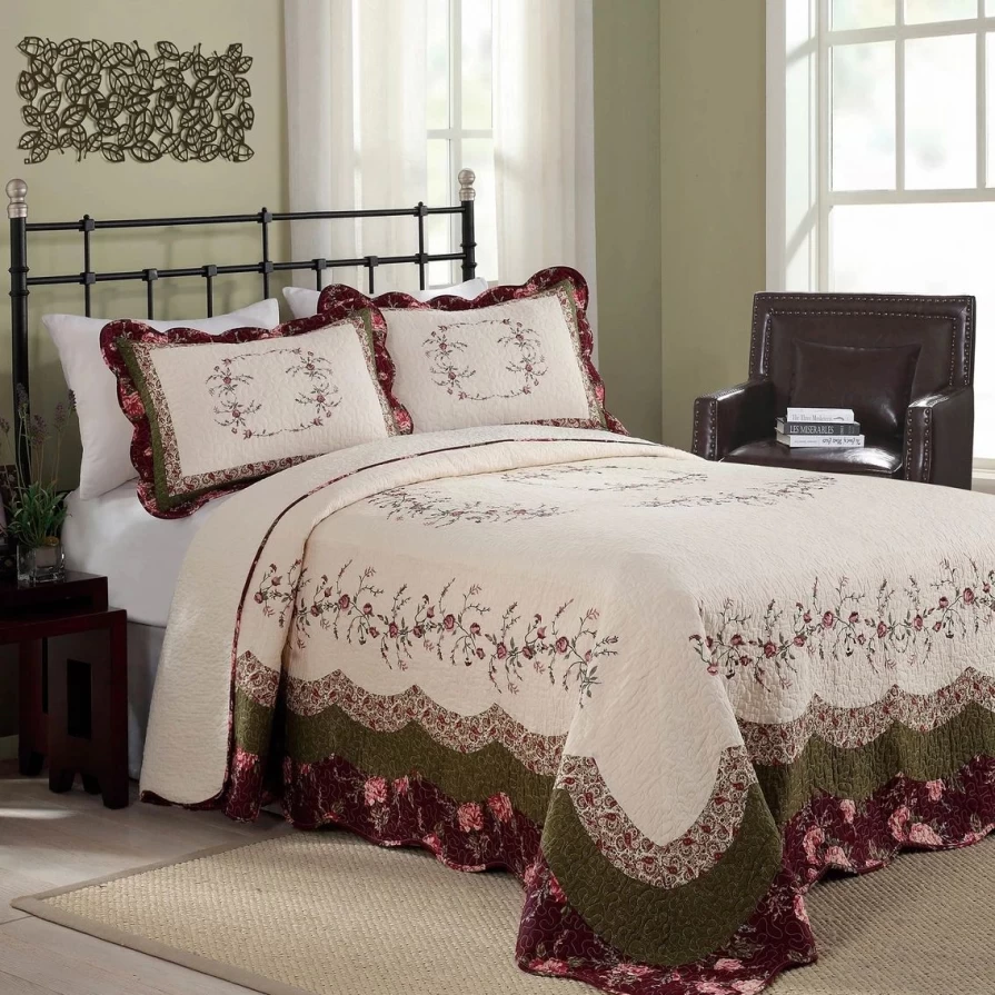 "Modern Heirloom Brooke Bedspread - Premium Luxury Throw Blanket - Limited Time Flash Sale"