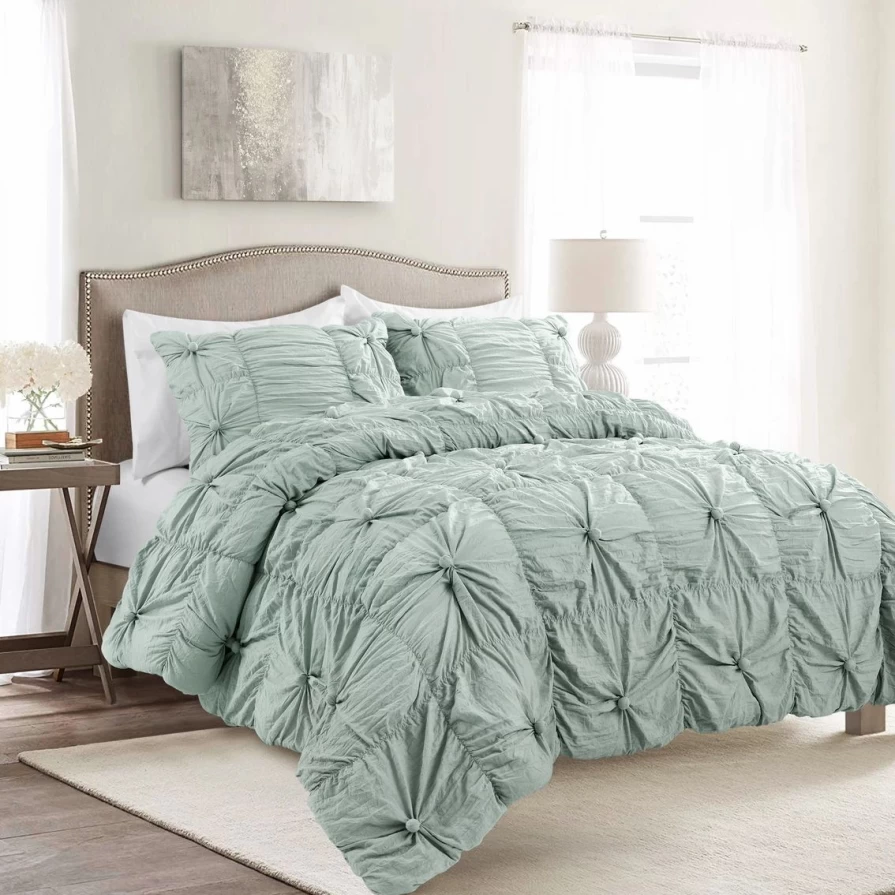 Lush Decor Bella 3-Piece Comforter Set - Premium Bedding Collection for Cozy Comfort