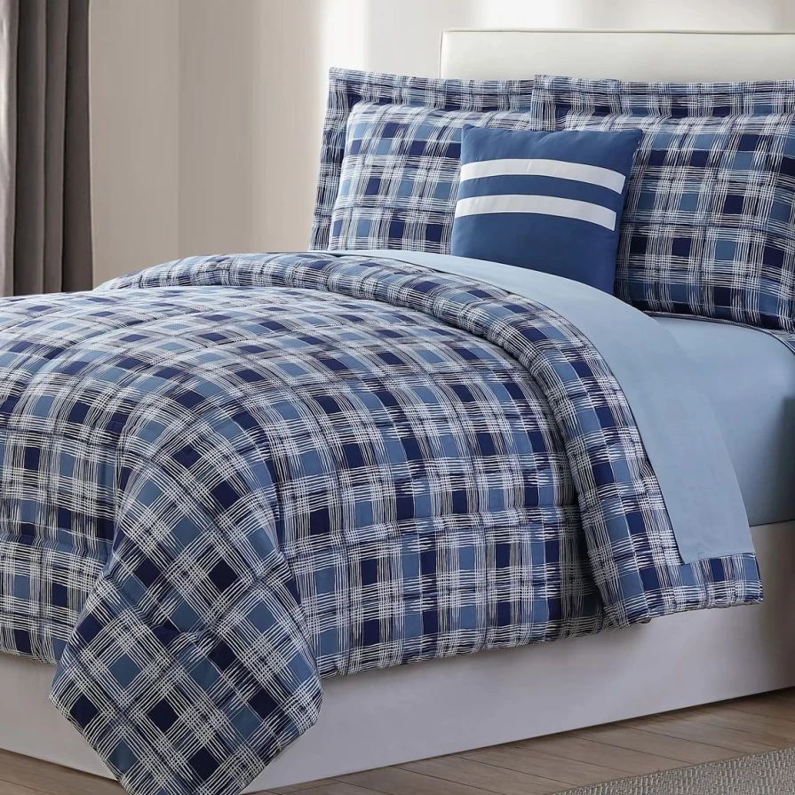 "Wholesale Sketch Plaid Bedding Set - Complete Comfort & Stylish Design"