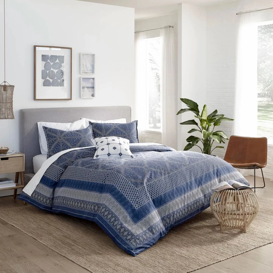 Affordable Southern Tide Ocean Gate Blue Comforter Set - Coastal Bedding Collection