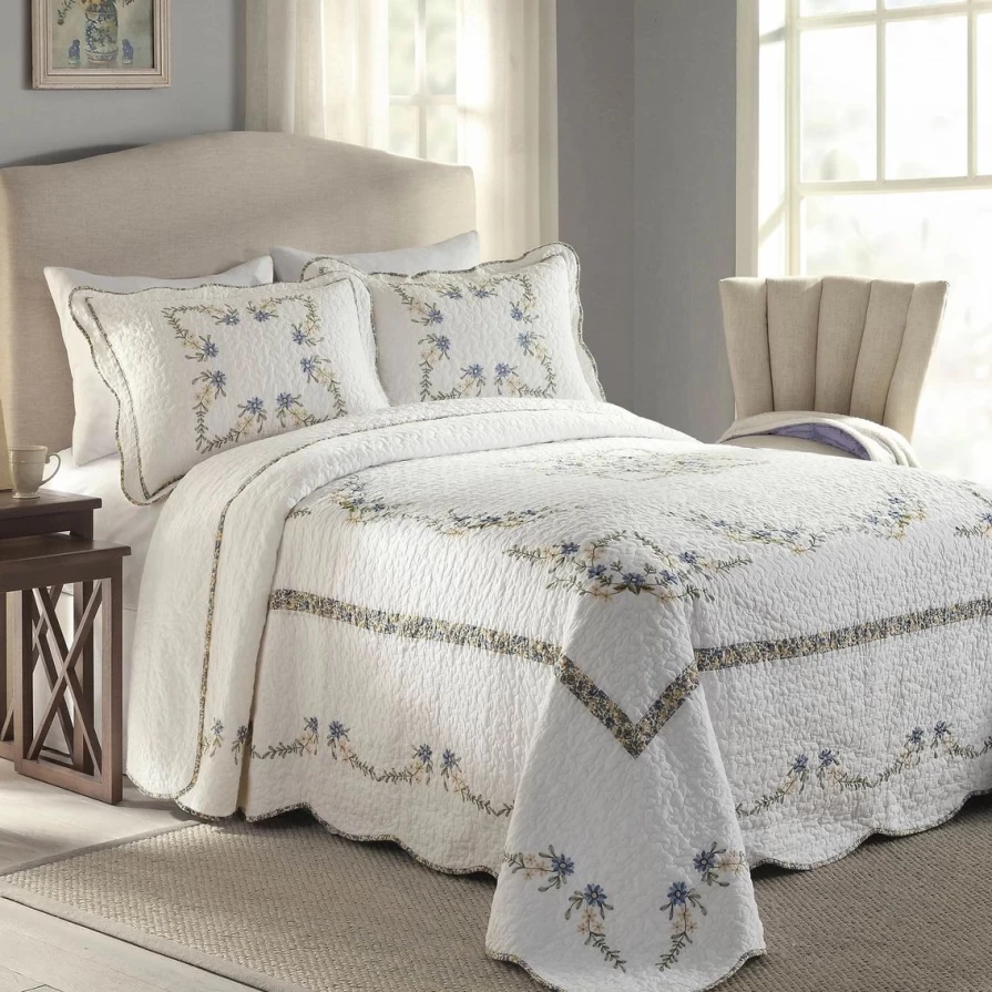 "Premium Modern Heather Bedspread – Luxurious & Timeless Design for Wholesale Buyers"