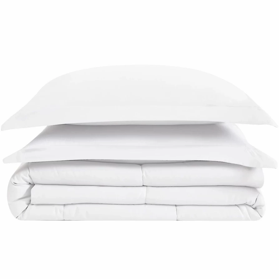 London Fog 3-Piece Solid Color Comforter Set with Coupon – Garment Wash Bedding Collection