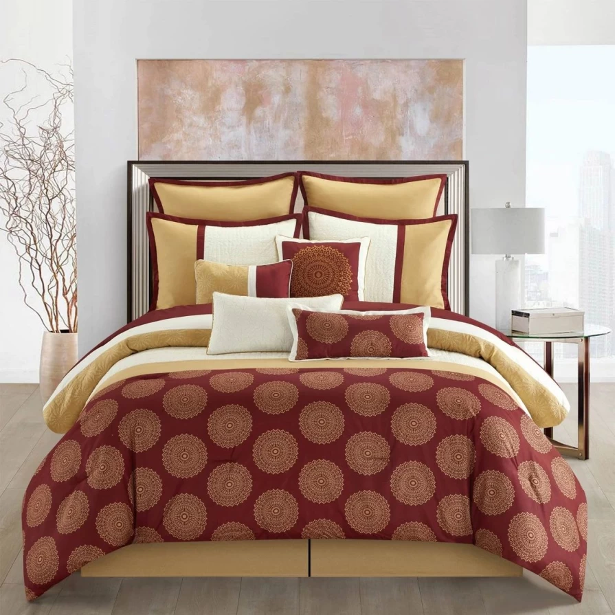 "Premium 10-Piece Dante Comforter Set - Luxury Bedding Collection for Ultimate Comfort"