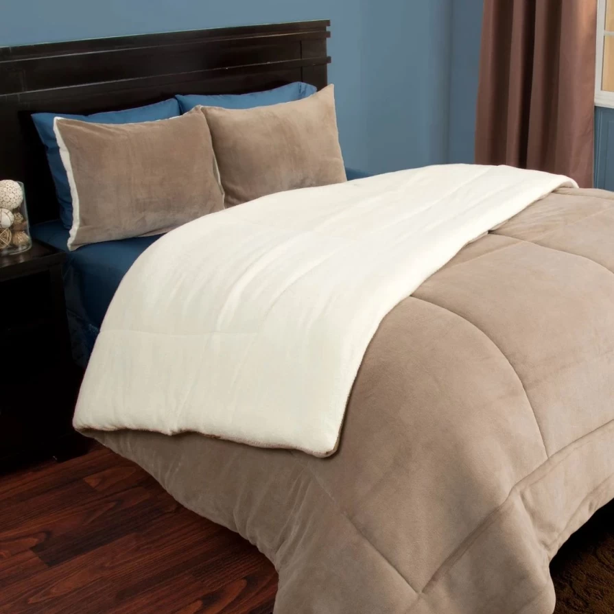 Luxury Sherpa Fleece Comforter Set - Ultra Soft & Warm Bedding for Cozy Nights