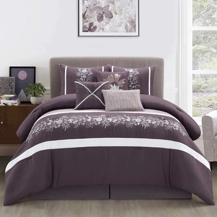 "Premium 7-Piece Vienna Comforter Set with Coupon – Grand Avenue Collection"