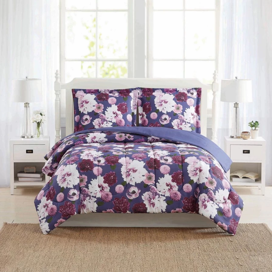 Bloomy Twin XL Comforter Set - Floral Design, Soft & Cozy, Hot Sale Bedding Collection