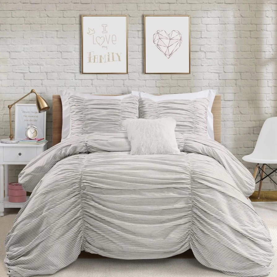 Lush Decor Striped Comforter Set - Premium Bedding Collection for Cozy Comfort