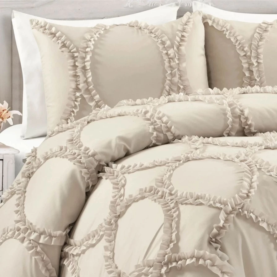 Lush Decor Avon 3-Piece Comforter Set - Limited Time Flash Sale