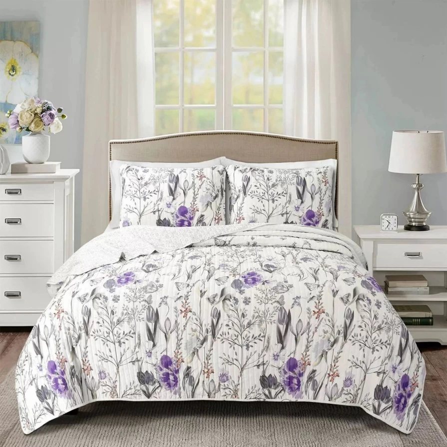 Lush Decor Adalia 3-Piece Quilt Set - Best Price & Premium Quality Bedding