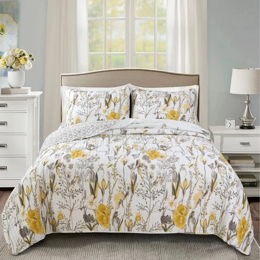 Lush Decor Adalia 3-Piece Quilt Set - Best Price & Premium Quality Bedding