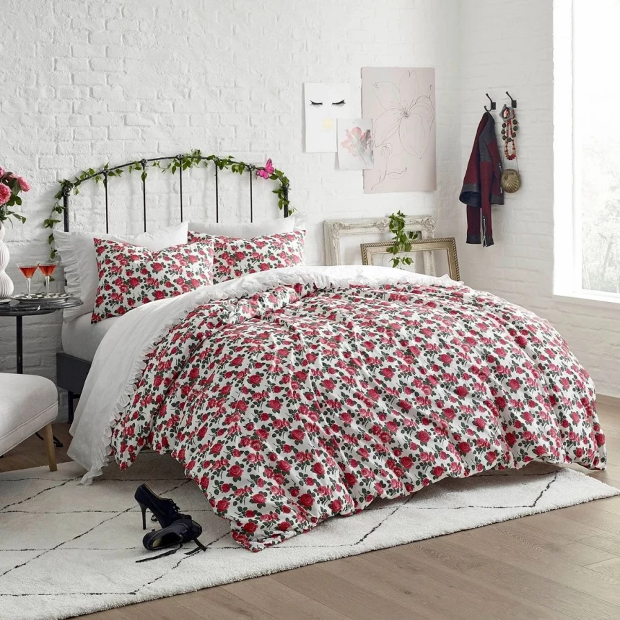 "Genevieve Floral Comforter Set by Lady Pepperell - Elegant Bedding Collection"