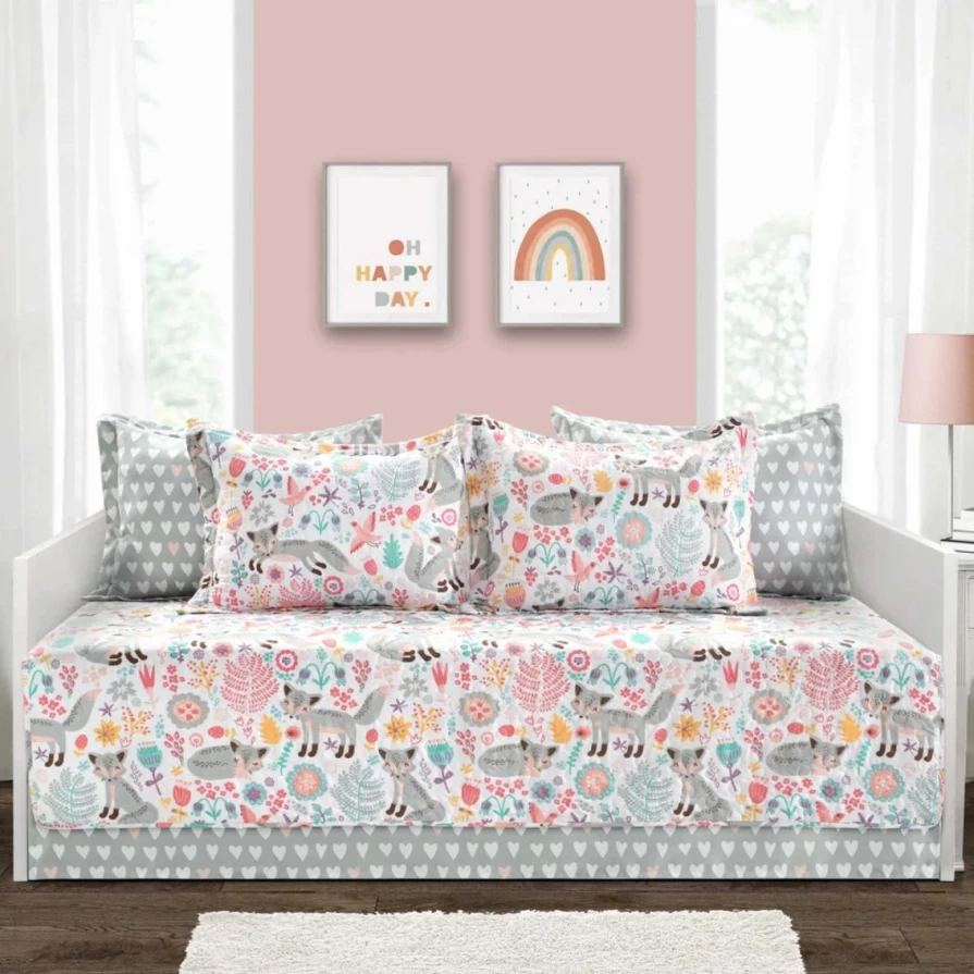 Lush Decor Pixie Fox 6-Piece Daybed Cover Set with Coupon - Stylish and Comfortable Bedding