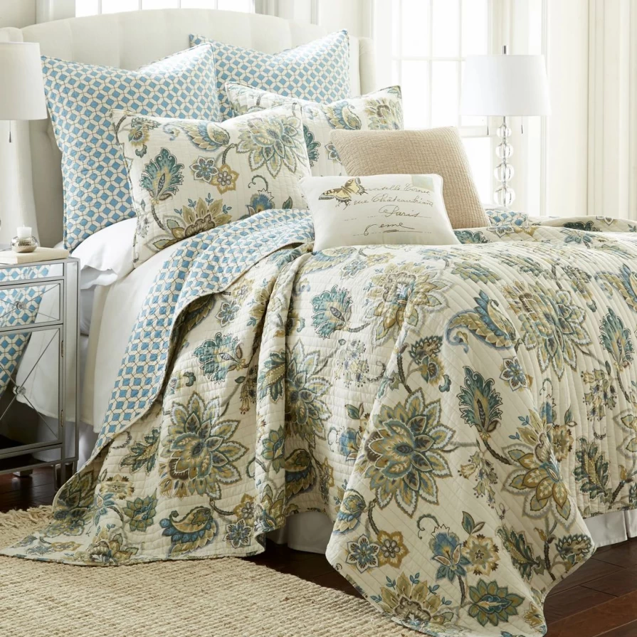 Luxury Gray Palladium Quilt Set - Premium Bedding Collection