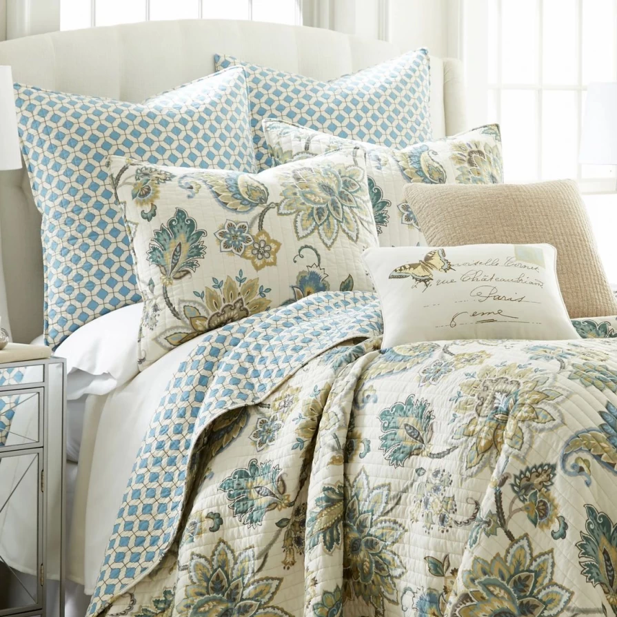 Luxury Gray Palladium Quilt Set - Premium Bedding Collection