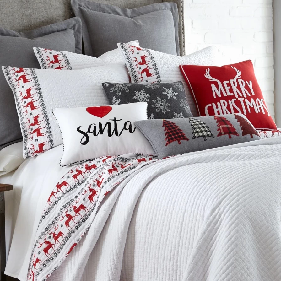 "Premium Levtex Home Rudolph Christmas Quilt Set - Best Holiday Bedding Collection"