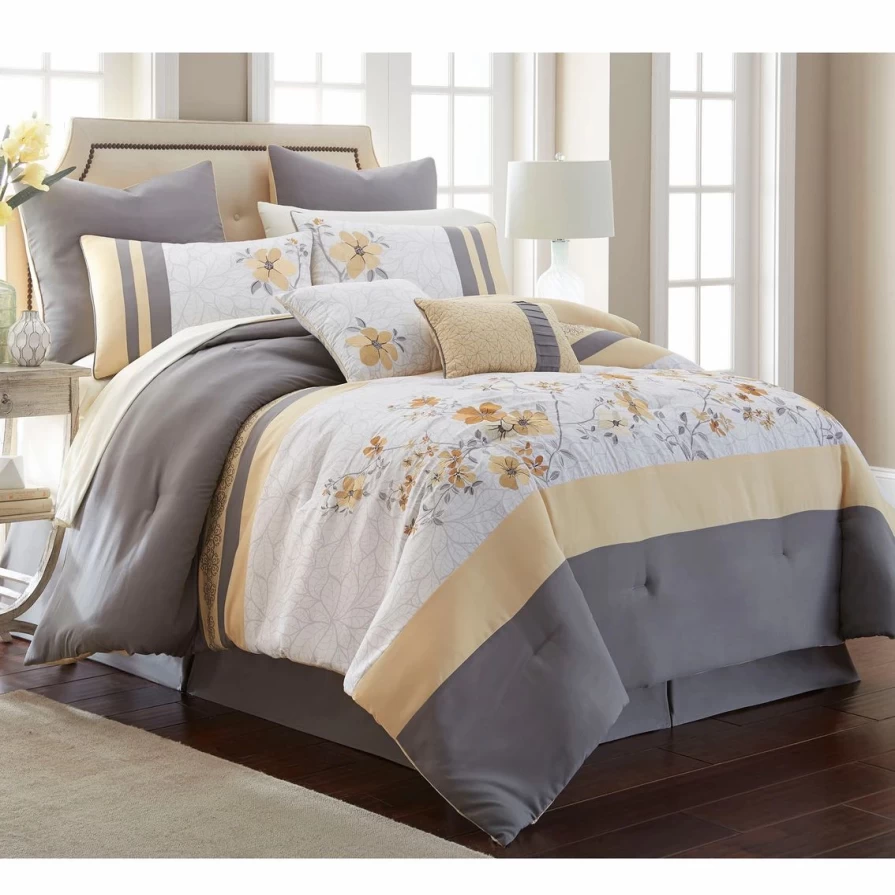 "Nanshing America Candice 12-Piece Comforter Set - Premium Bedding Collection"