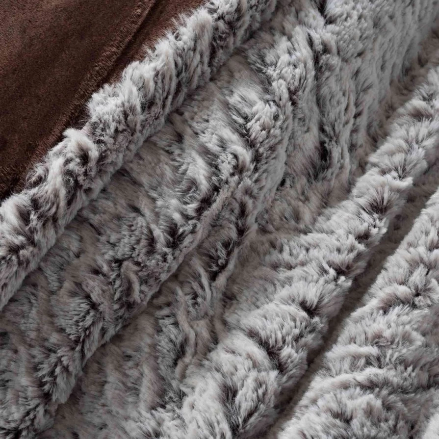 Luxury Faux Fur Comforter Set - Soft Plush Bedding for Cozy Comfort