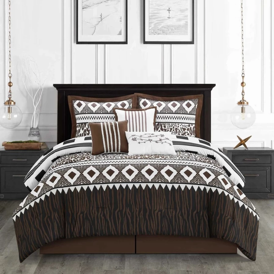 "Kiara 7-Piece Comforter Set with Coupon – Premium Bedding Collection"