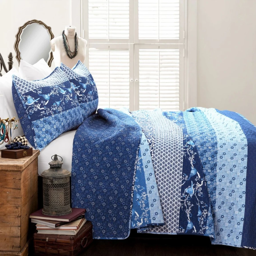 Luxury Royal Empire 3-Piece Quilt Set - Elegant Bedding Collection