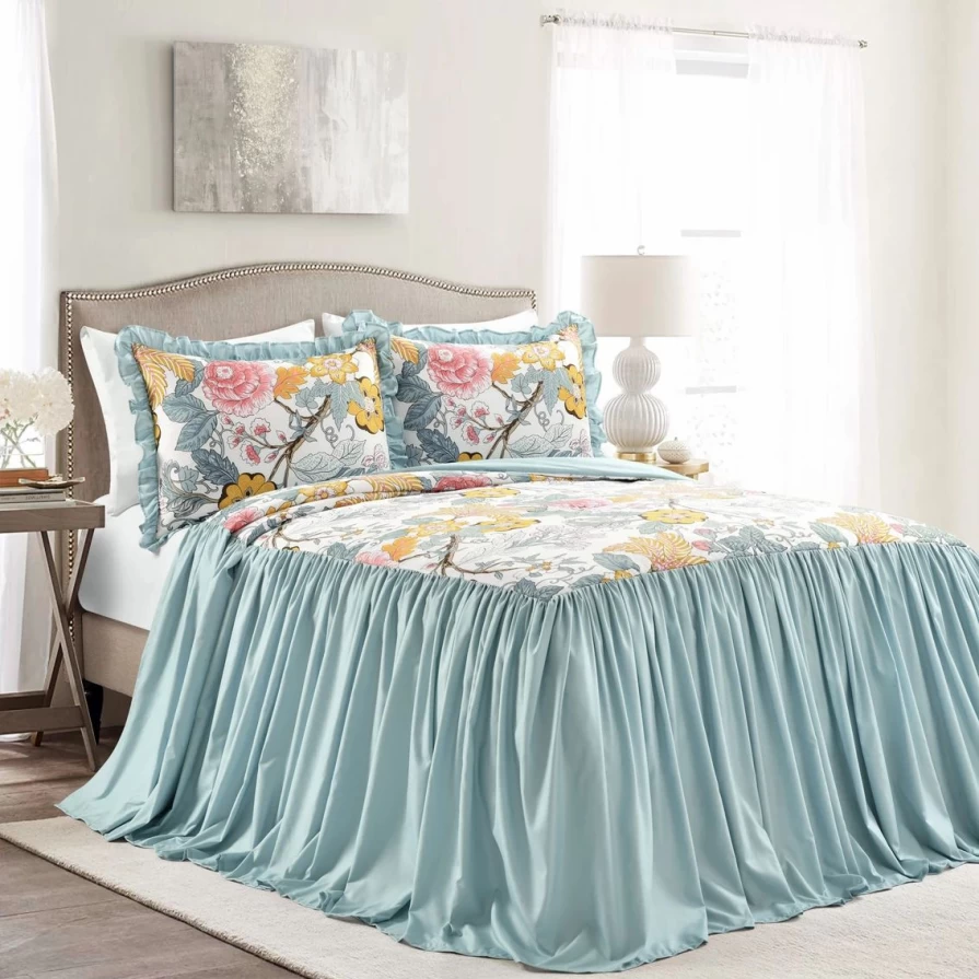"Lush Decor Sydney 3-Piece Bedspread Set in Blue & Yellow – Best Reviews & Buying Guide"